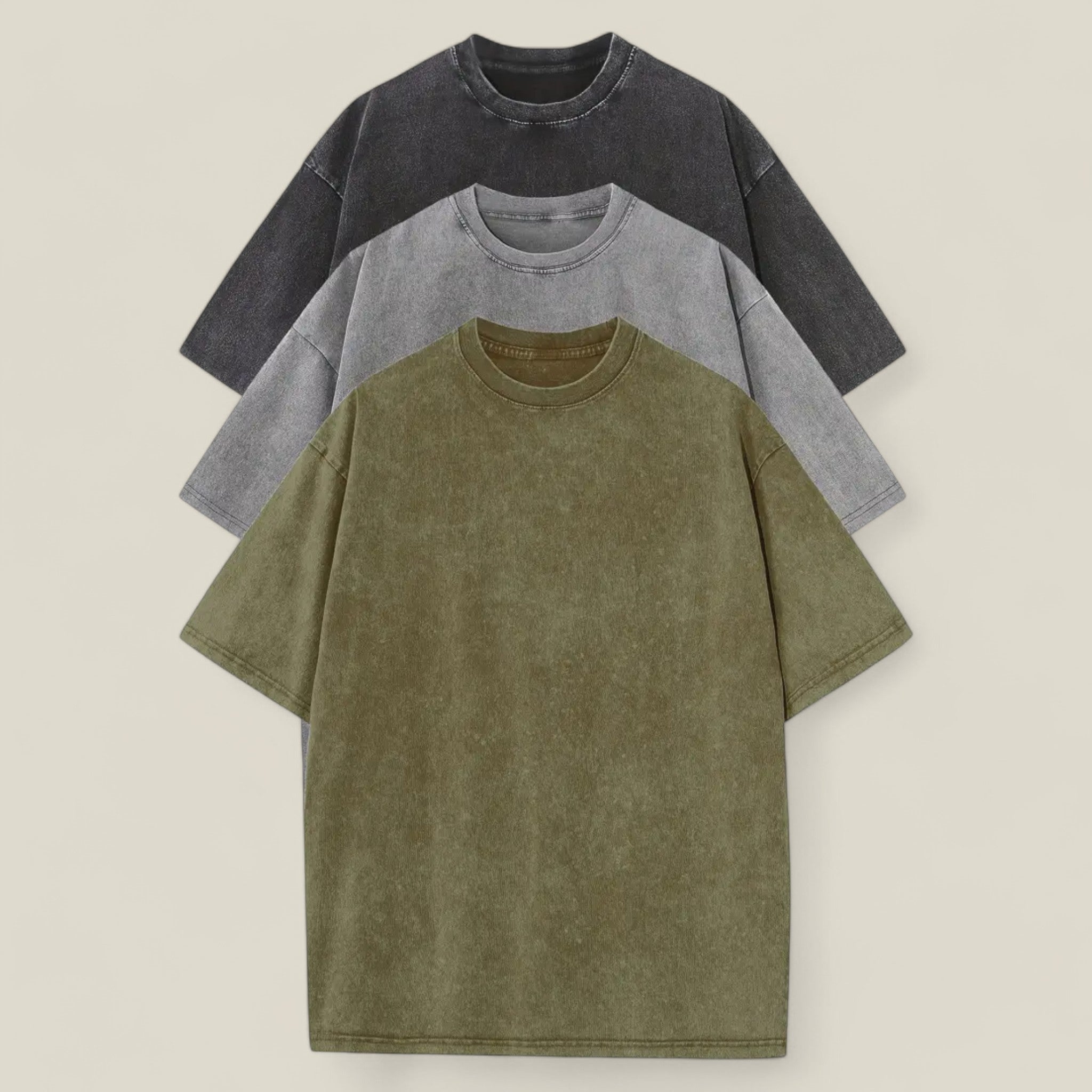 Alex | Ensemble de 3 T-shirts en coton – Confort d'été