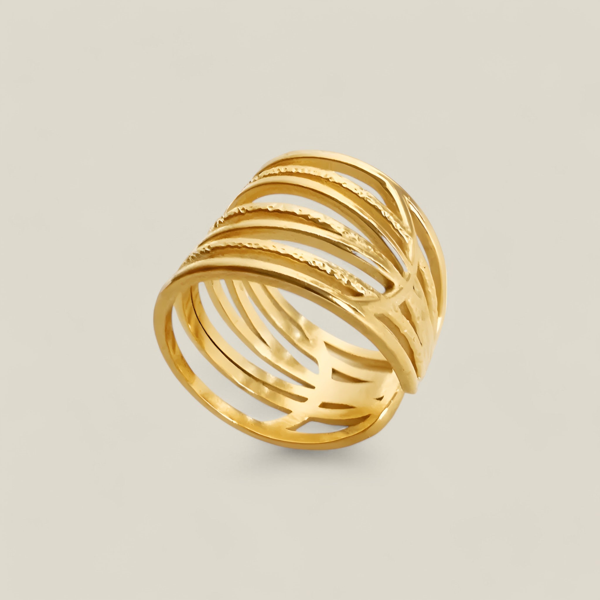 Lillian | Bague à cascade élégante