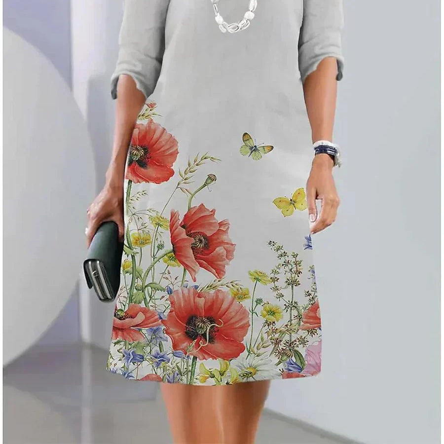 Women's Eleanor Floral-Layered Dress — Romantic, Petal-Soft Layers