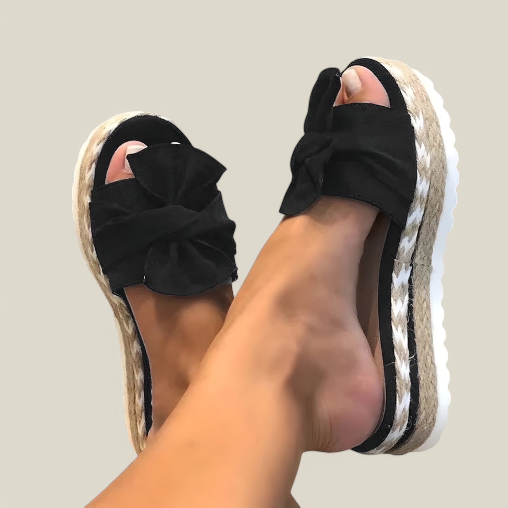 Jane | Sandales à nœud papillon - Chic et confortable