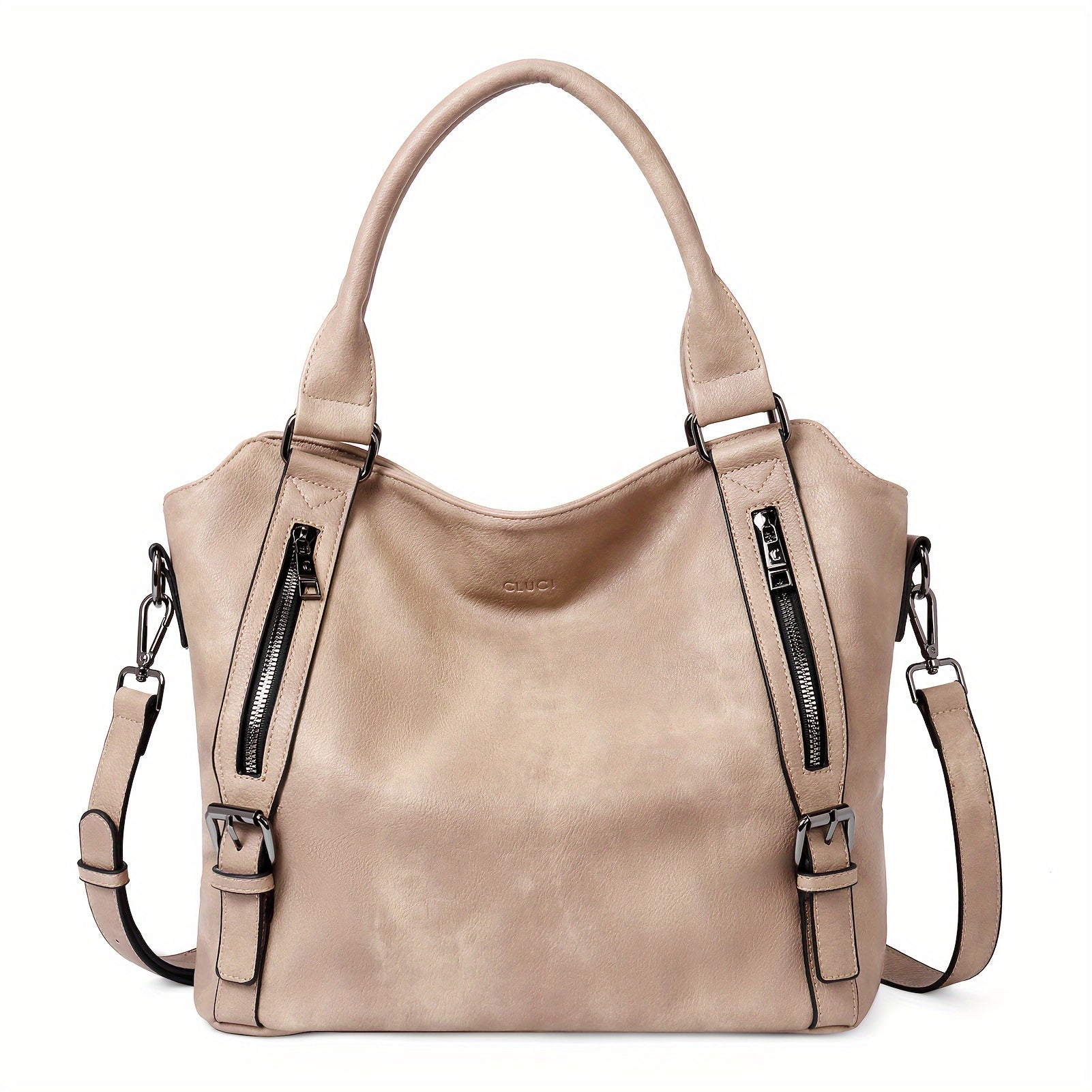 Andrea: Timeless Classic Shoulder Bag Leather Red | Cow Clothing