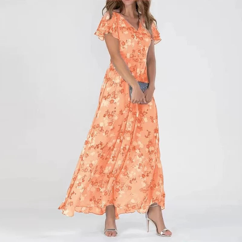 Women's Lois Elegant Casual Maxi Dress – Effortless Style for