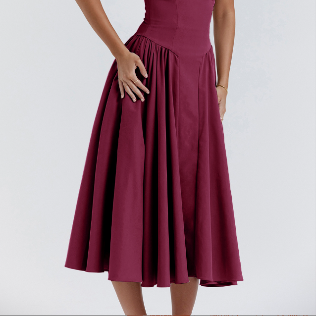Briallen Fresh Structured Dress - Sleek, Modern Silhouette