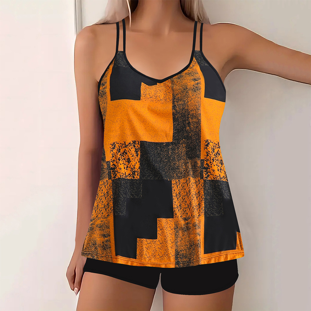 Hallie Two-Piece Bikini – printed, chic, and colorful