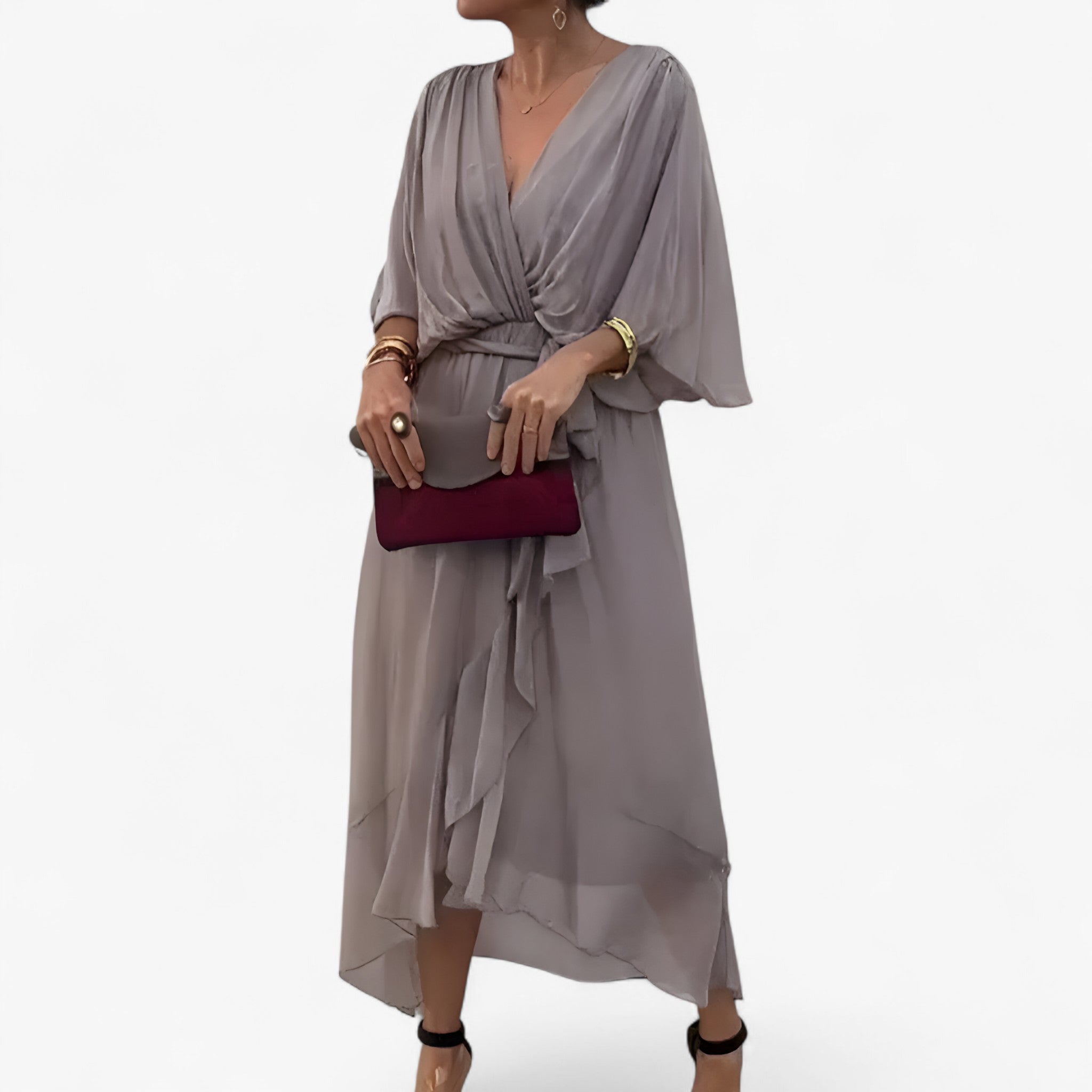 Elegant Women's Chiffon Dress