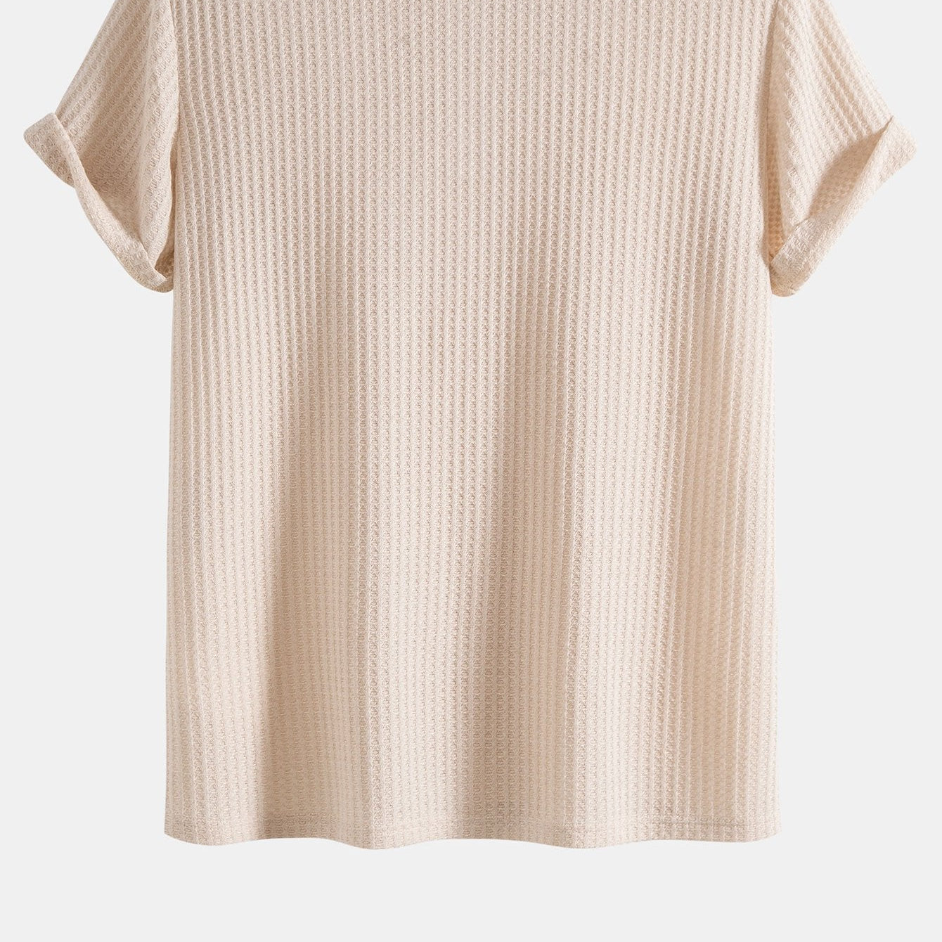 Men's Premium Waffle-Knit Polo Shirt