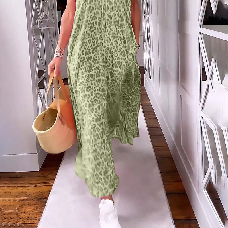 Women's Glaiza V-Neck Maxi Dress - Elegant, Flattering Floor-Length