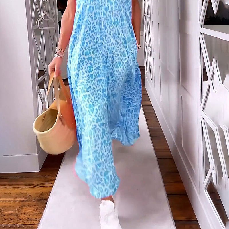Women's Glaiza V-Neck Maxi Dress - Elegant, Flattering Floor-Length