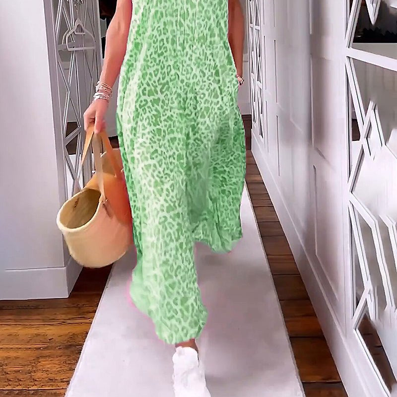 Women's Glaiza V-Neck Maxi Dress - Elegant, Flattering Floor-Length