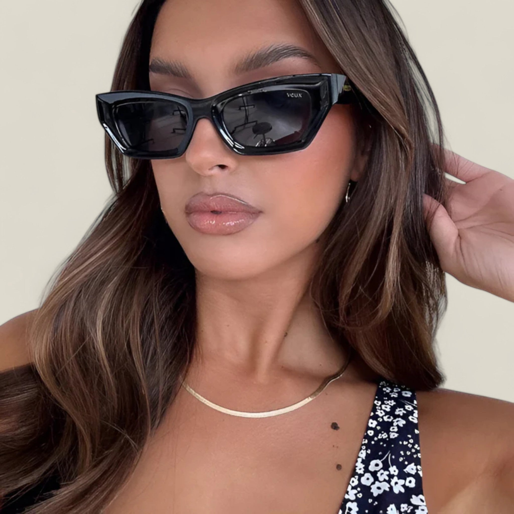 Maggie | Lunettes de soleil rétro - Style rencontre sécurité