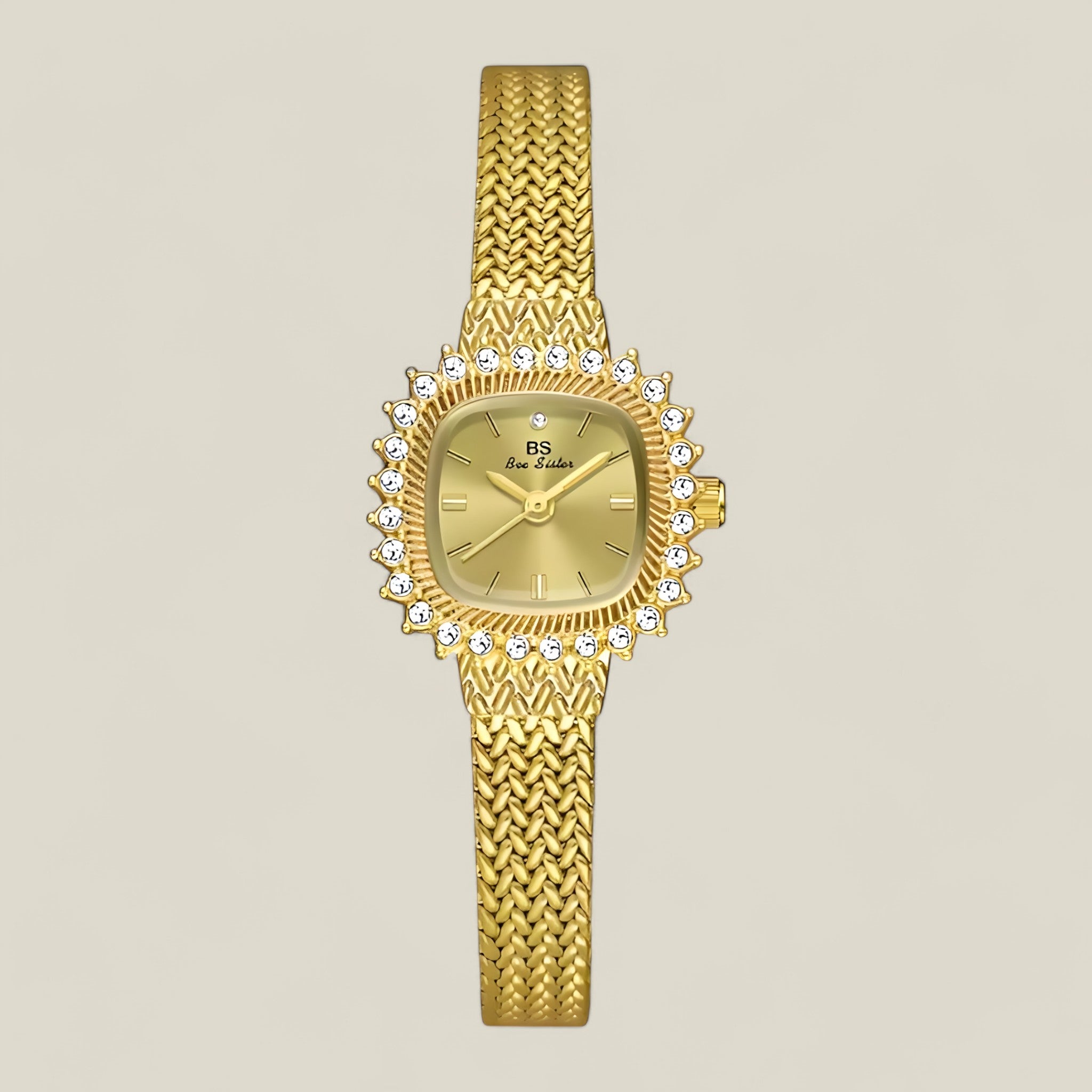 Bianca | Montre en maille d'or - Glamour et élégance