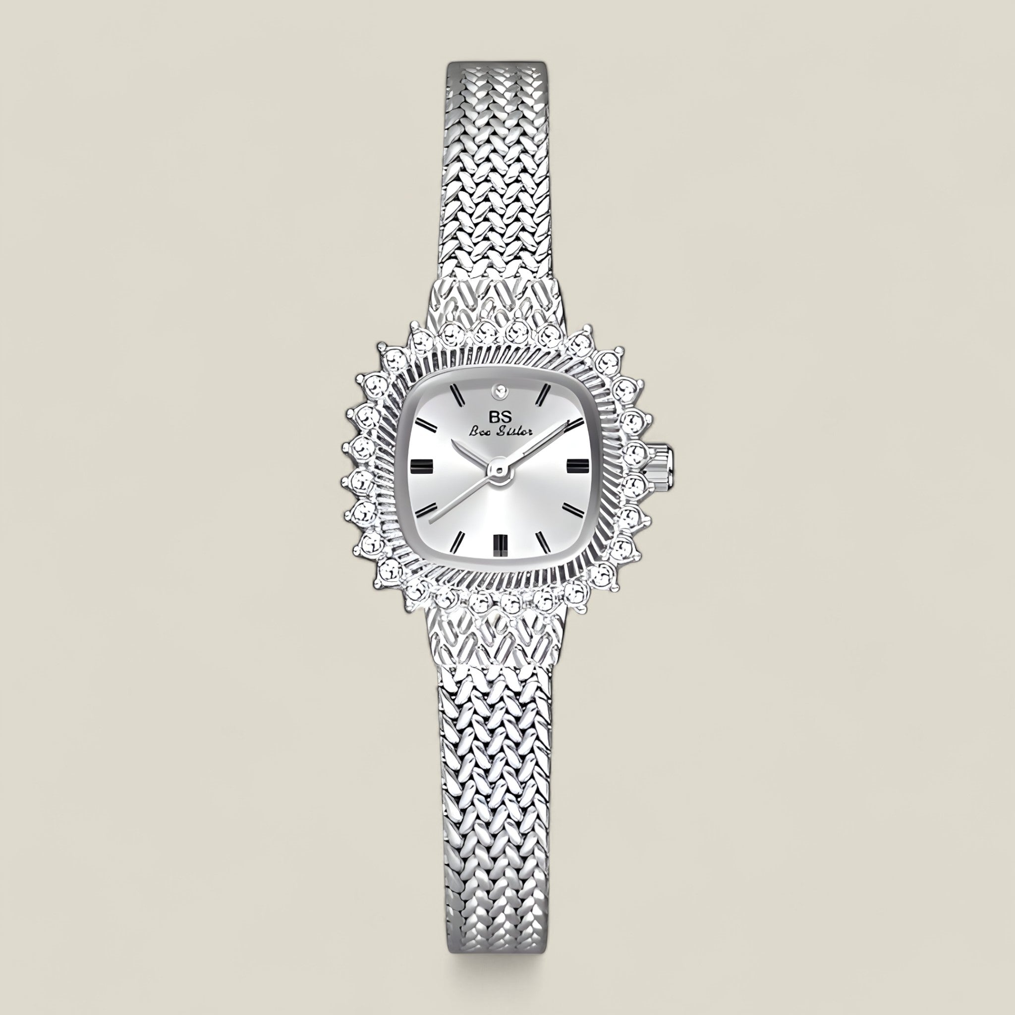 Bianca | Montre en maille d'or - Glamour et élégance