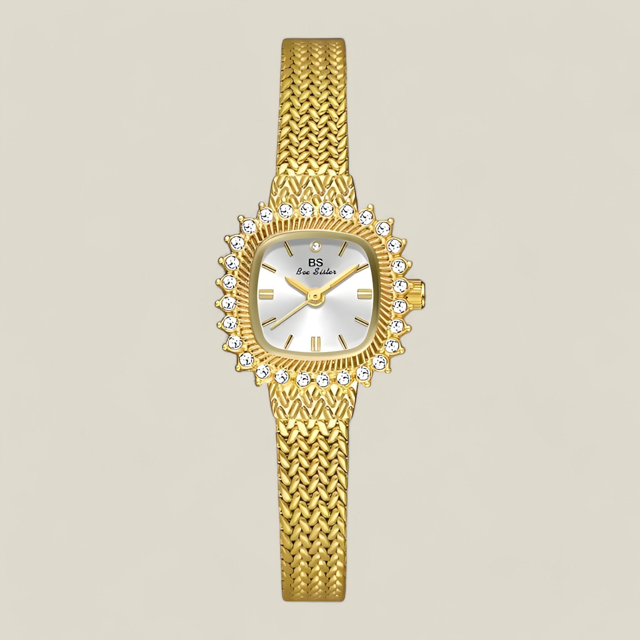 Bianca | Montre en maille d'or - Glamour et élégance