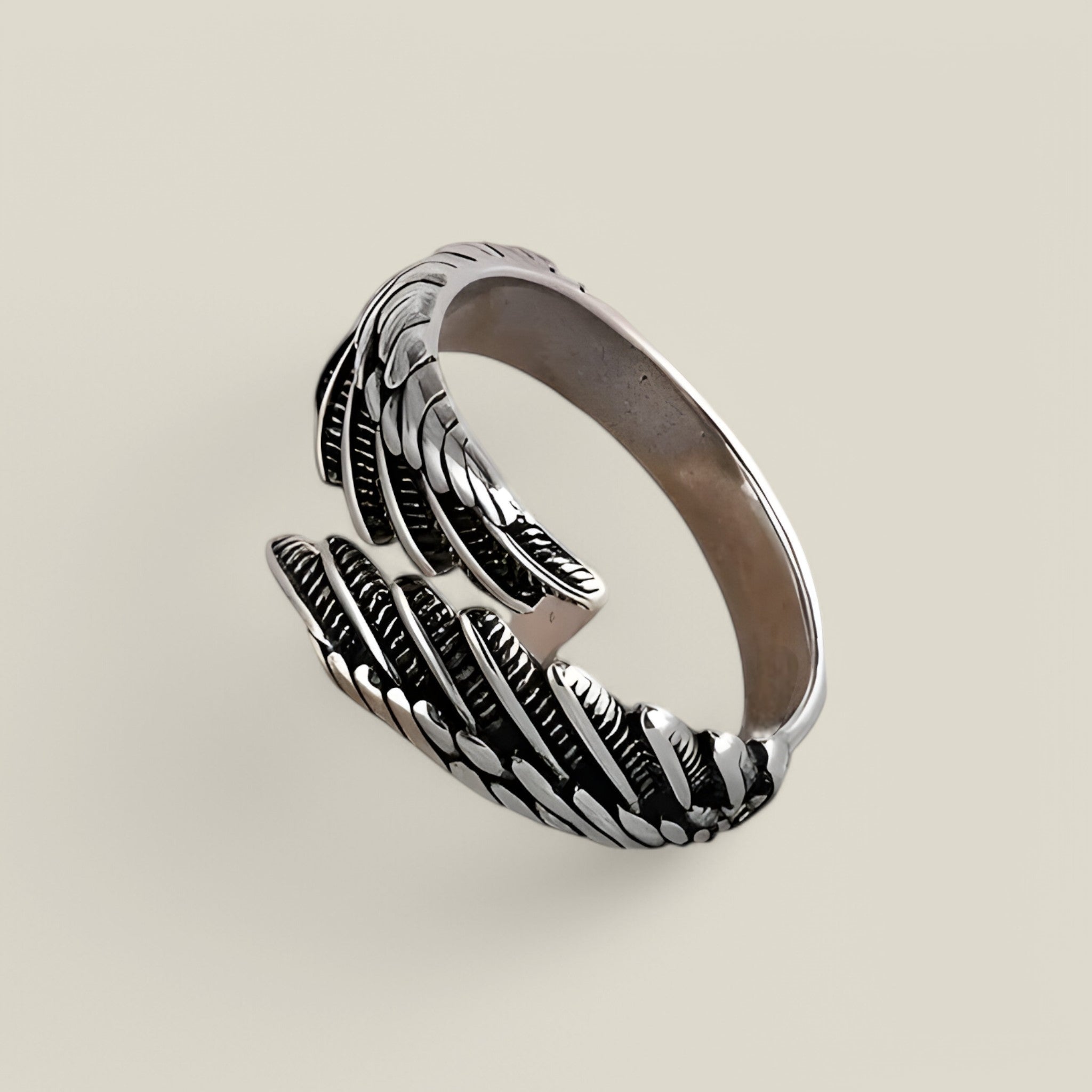 Seraph | Bague Ailes d'Ange - Style Gothique Unique