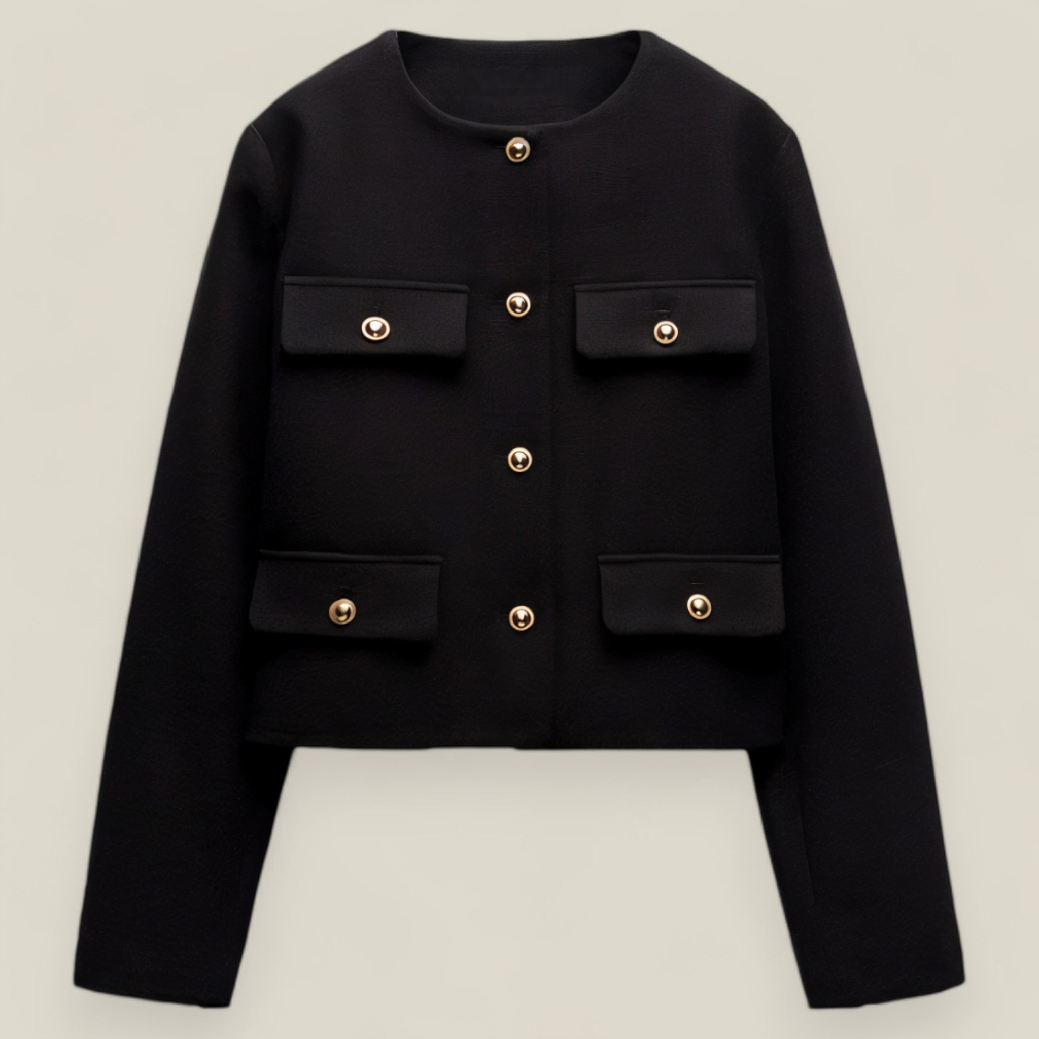 Isabelle | Veste en Tweed Courte - Confort et élégance