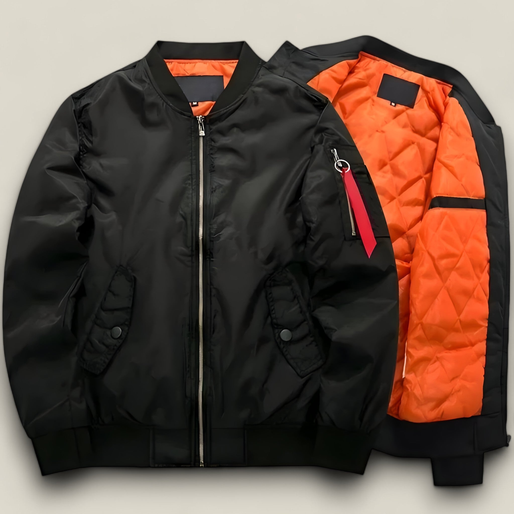 Logan | Veste bomber pilote - Chaleur militaire pour l'automne et l'hiver