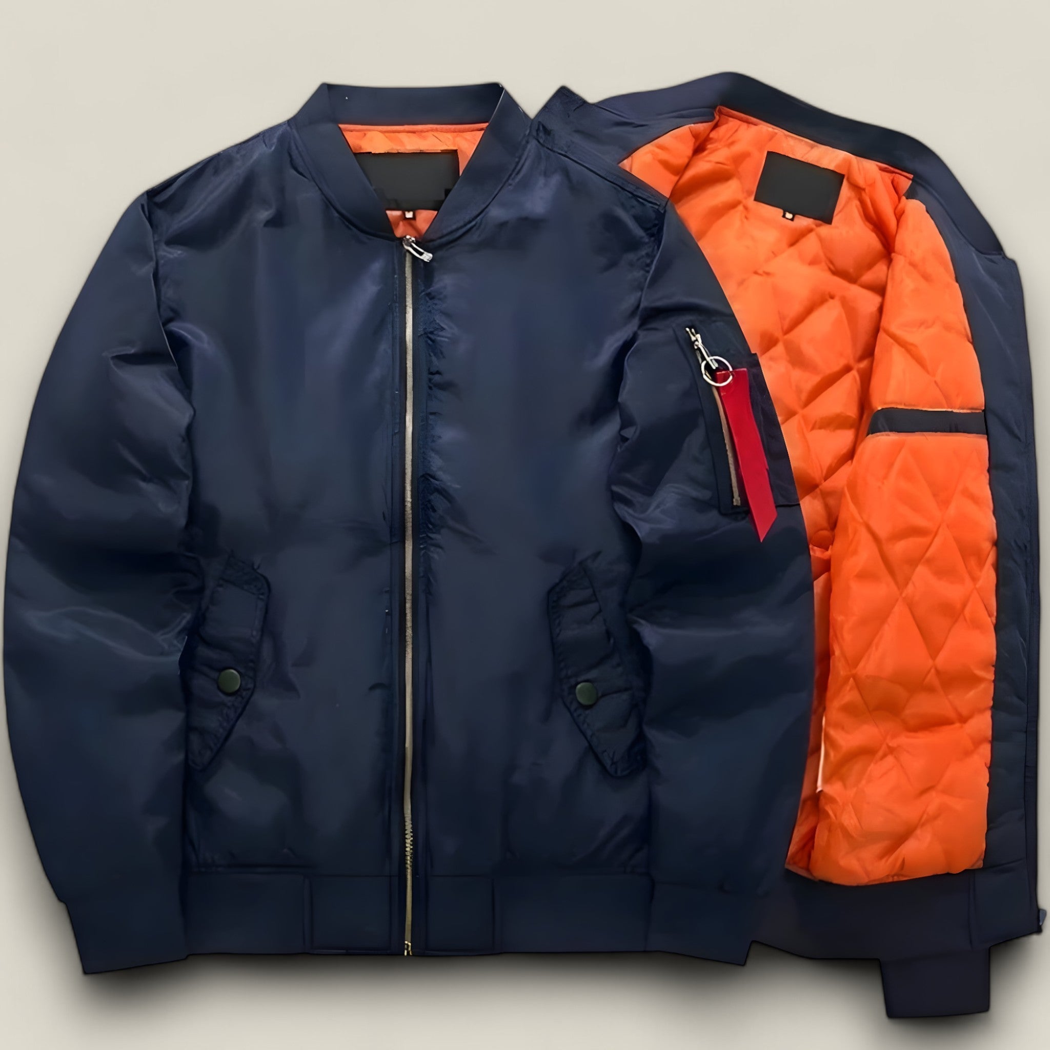 Logan | Veste bomber pilote - Chaleur militaire pour l'automne et l'hiver