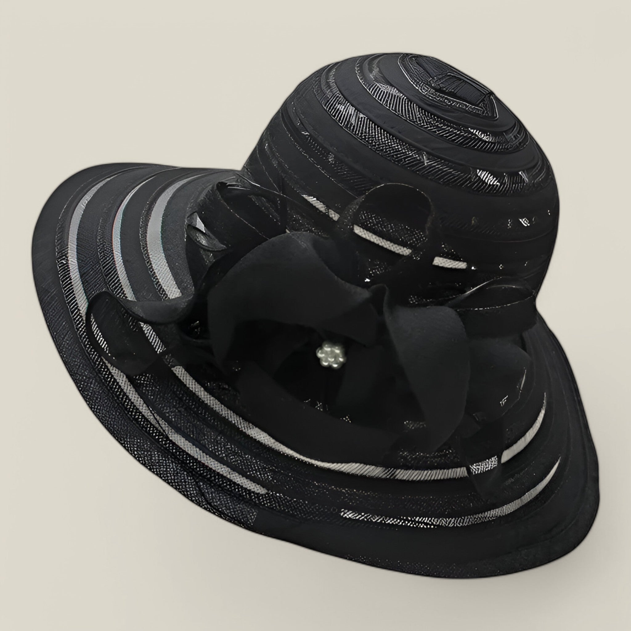 Élégance | Chapeau de soleil en organza pour dames