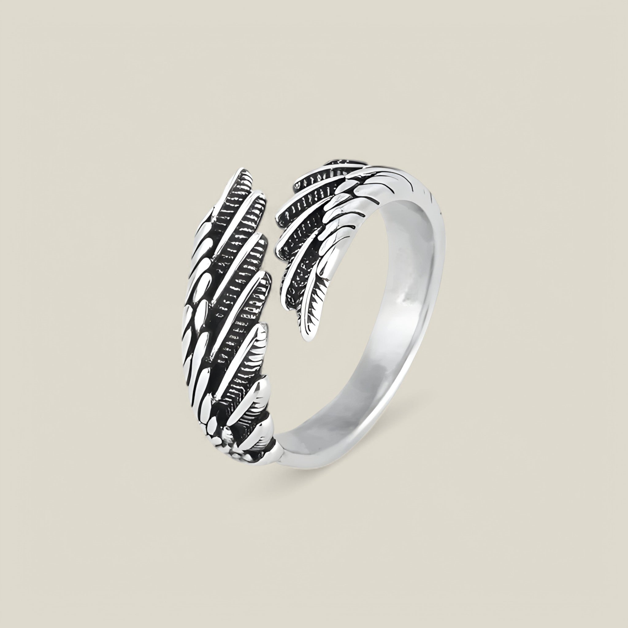 Seraph | Bague Ailes d'Ange - Style Gothique Unique