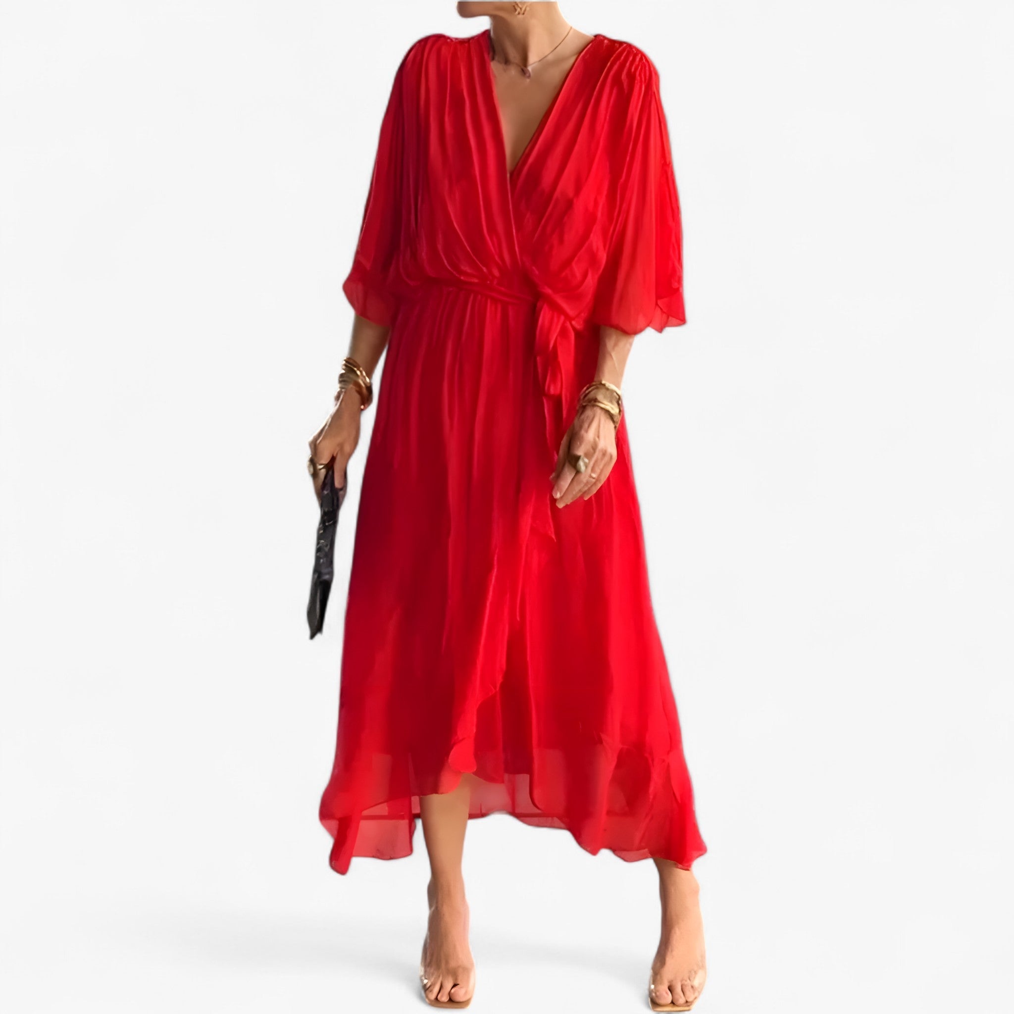 Elegant Women's Chiffon Dress
