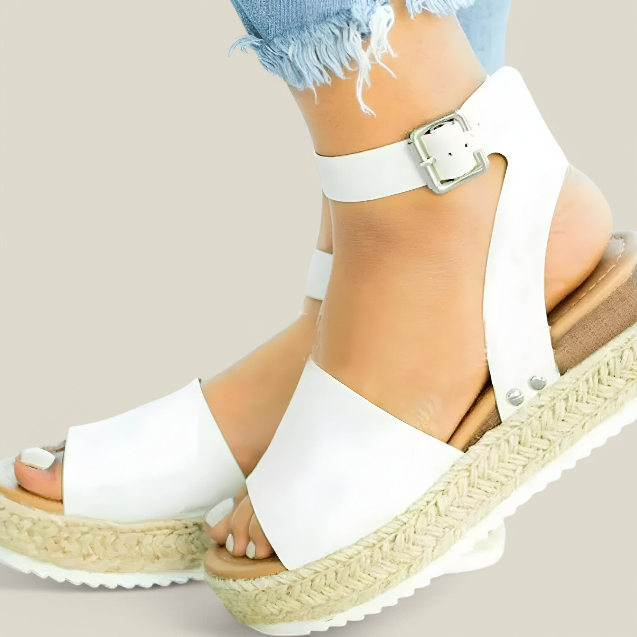Josephine | Sandales à espadrilles - Élégantes et polyvalentes