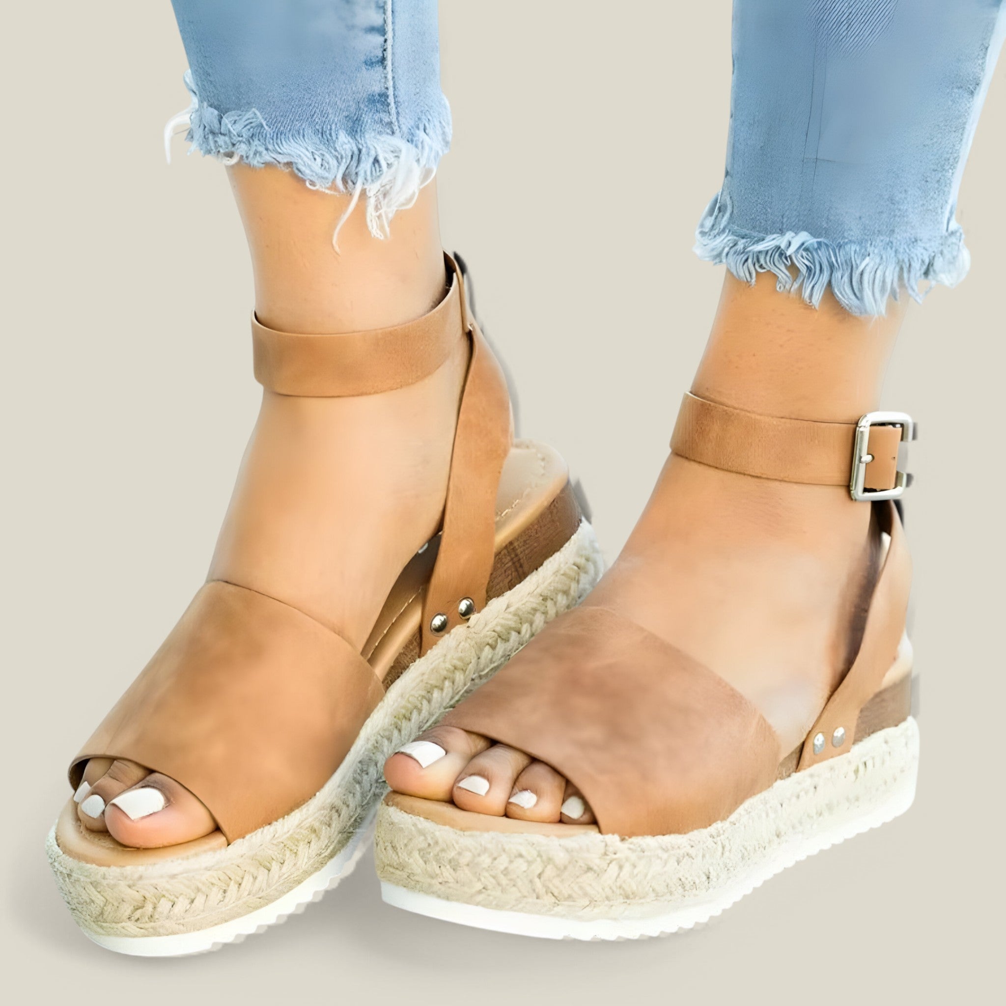 Josephine | Sandales à espadrilles - Élégantes et polyvalentes
