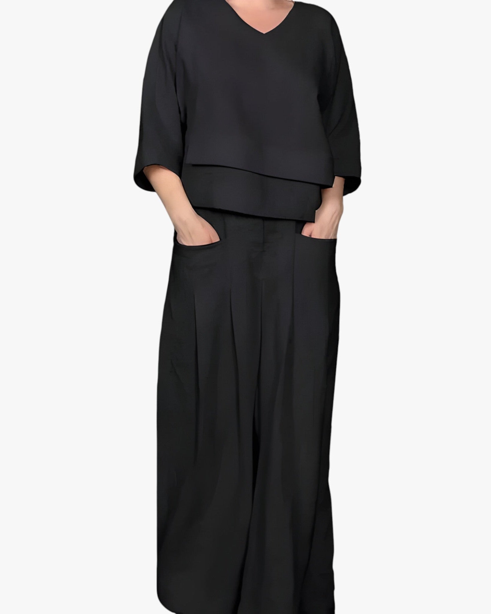 Heidi | Linnedsæt til kvinder - Sort - women's fashion - {{ product_tags }