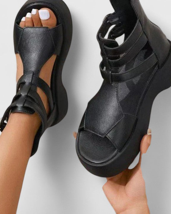 Brianna Platform Buckle Sandals - Elevate Your Everyday Style