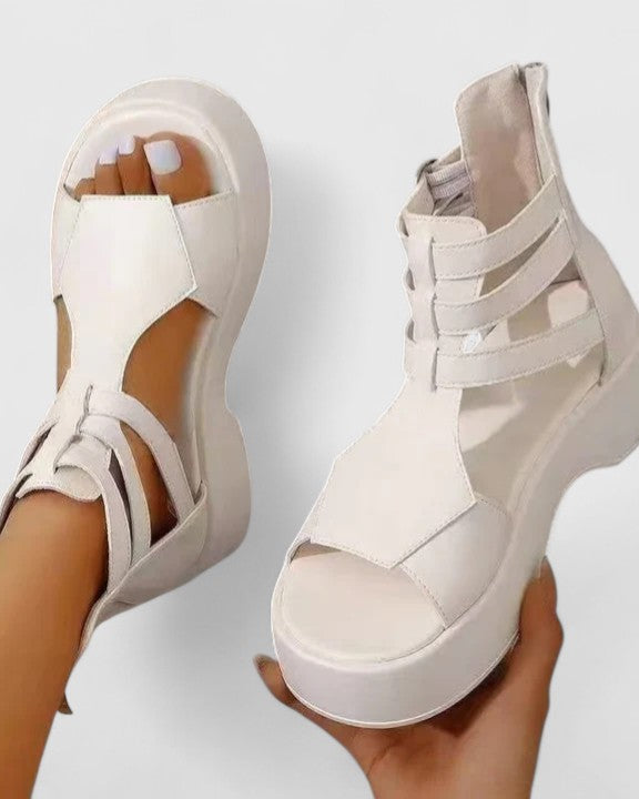 Brianna Platform Buckle Sandals - Elevate Your Everyday Style