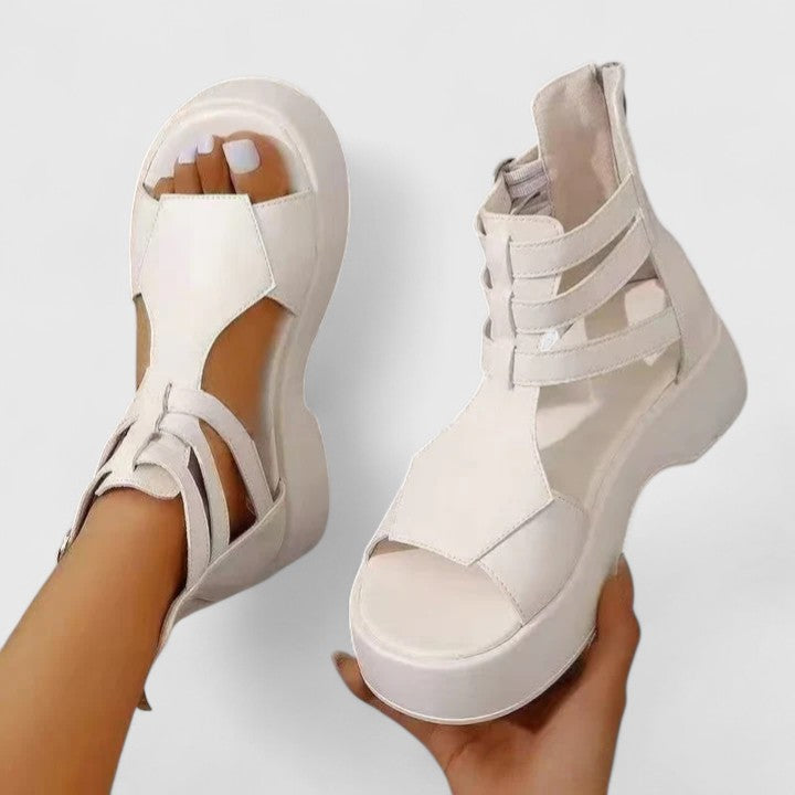 Brianna Platform Buckle Sandals - Elevate Your Everyday Style