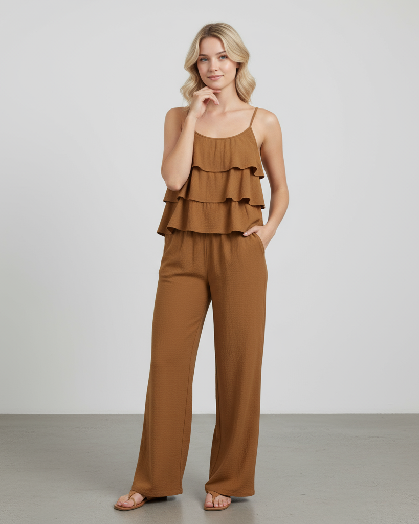 Caterina | Kvinders Elegant Koordineret Sæt - - Jakkesæt & Blazere - {{ product_tags }