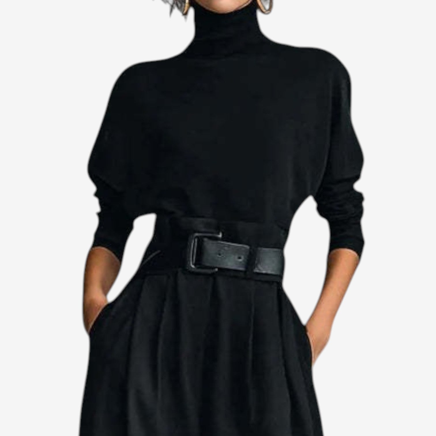 Kajsa | Elegant evening gown with a high neckline