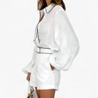 Natalia | Helt hvidt linned - - women's fashion - {{ product_tags }