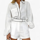 Natalia | Helt hvidt linned - - women's fashion - {{ product_tags }