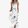 Women's Print Sleeveless Jumpsuit