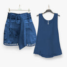 Sofia | Todelt sæt uden ærmer - Blå - women's fashion - {{ product_tags }
