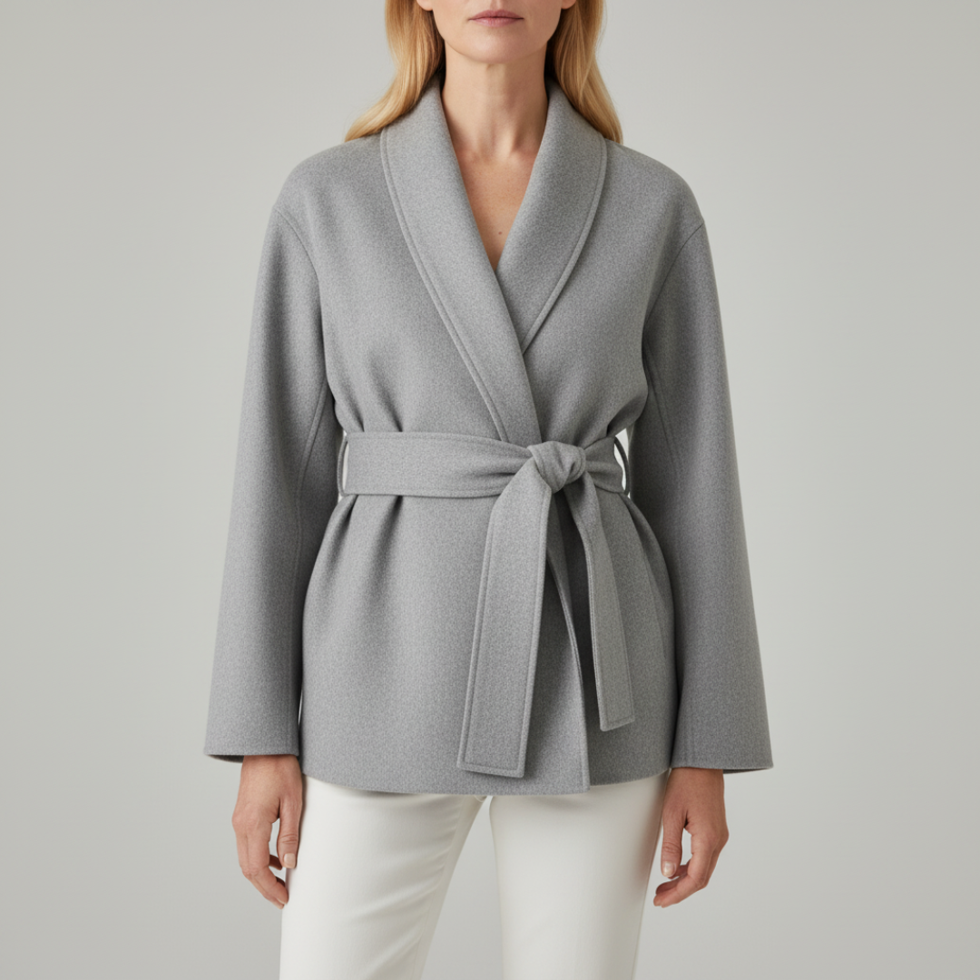 Belted Wrap Jacket – Effortlessly Chic Outerwear