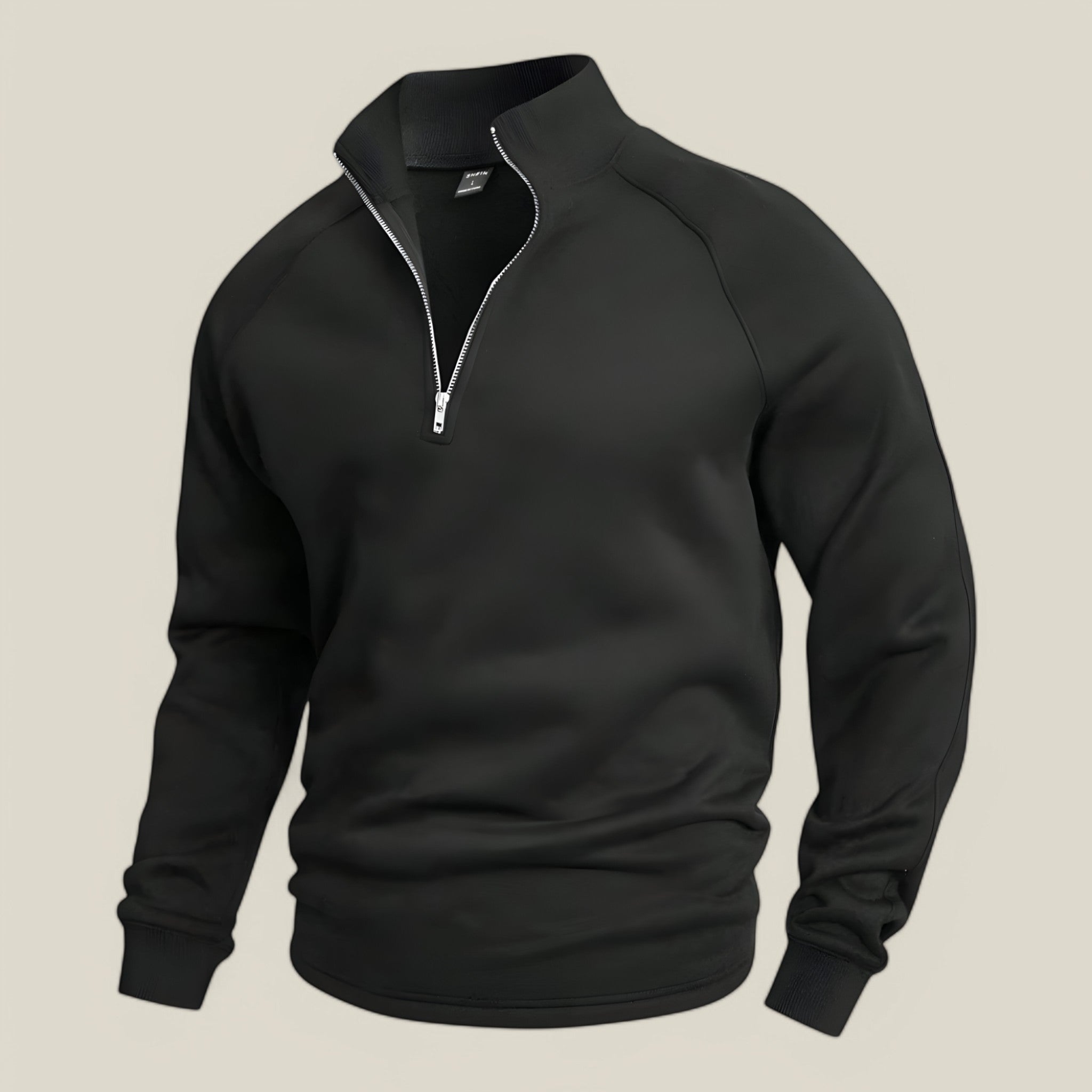 Roger | Sweat-shirt semi-zippé - Décontracté et élégant