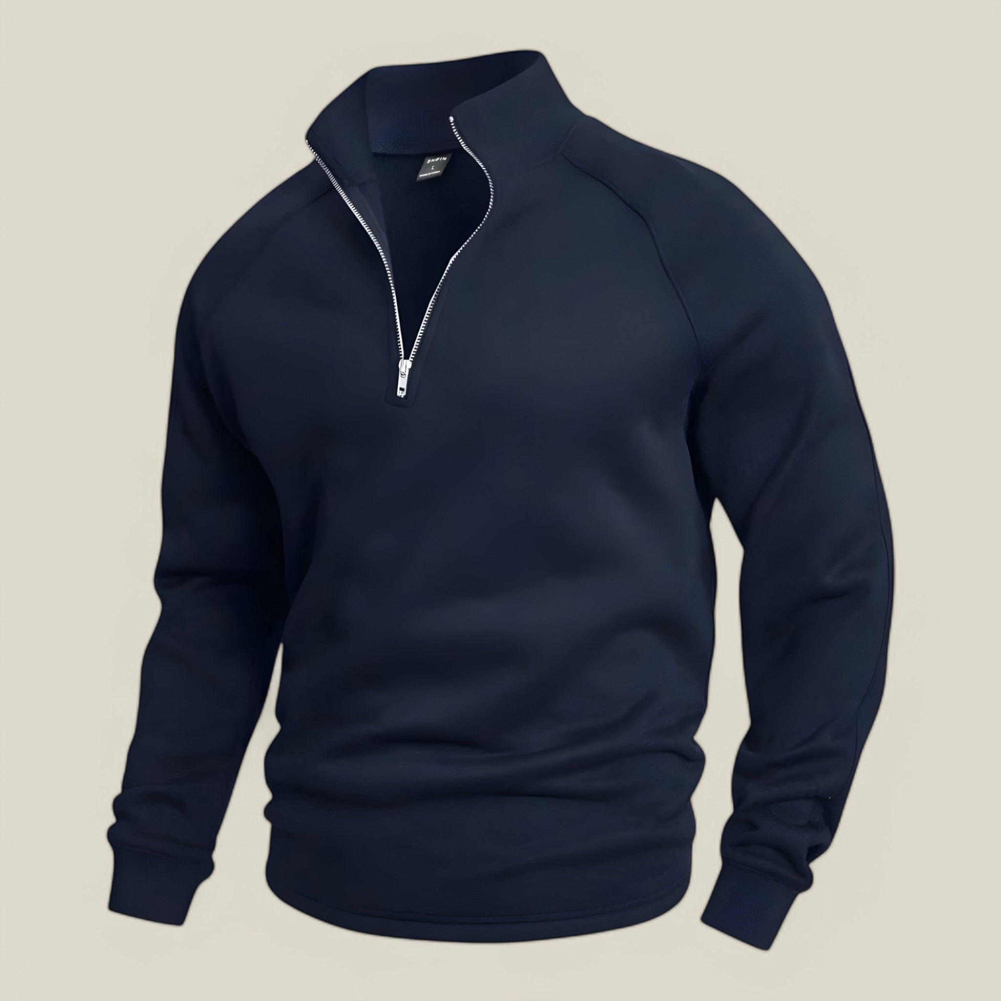 Roger | Sweat-shirt semi-zippé - Décontracté et élégant