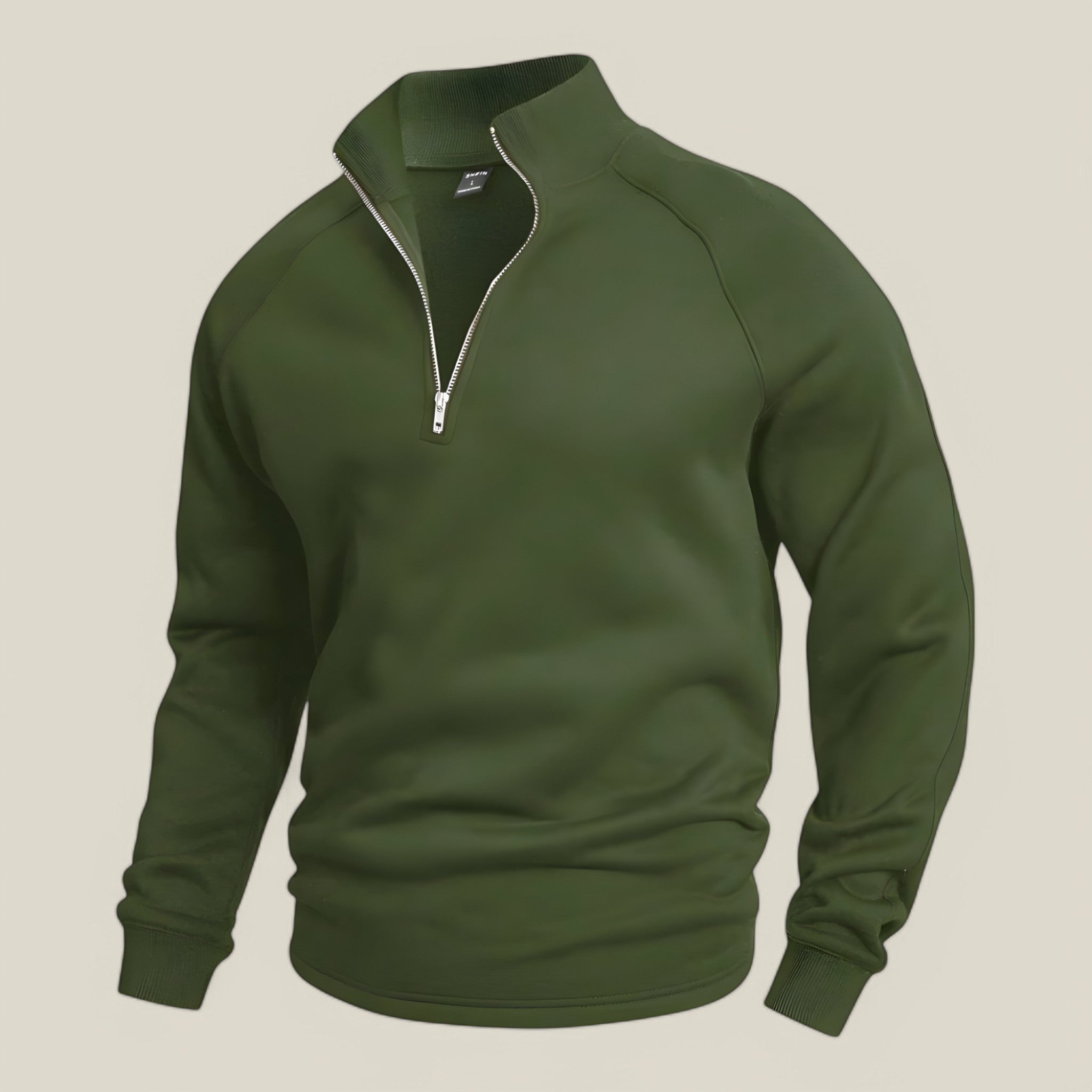 Roger | Sweat-shirt semi-zippé - Décontracté et élégant