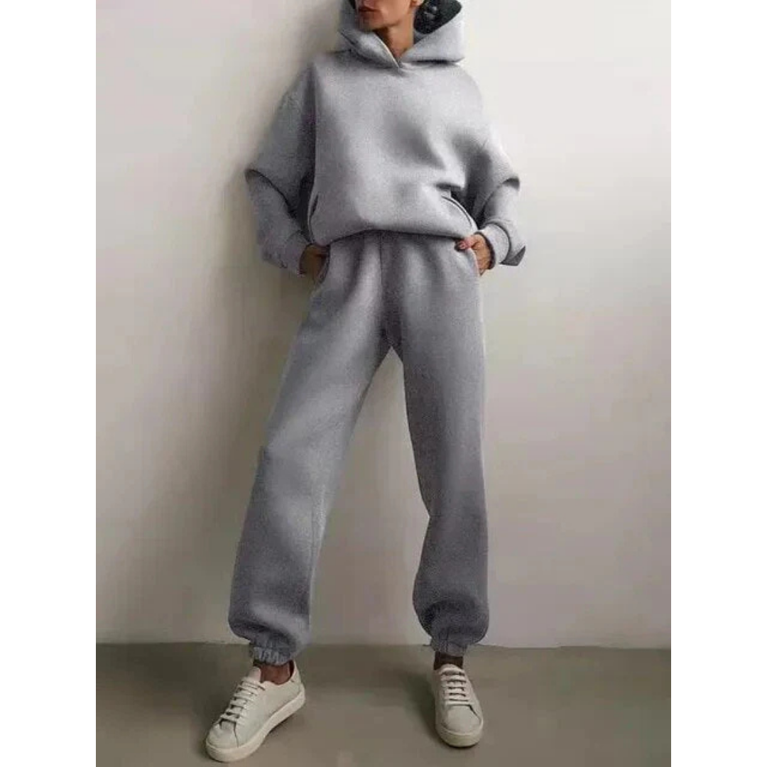 Women's Oversized 2-Piece Training Set - Casual Comfort