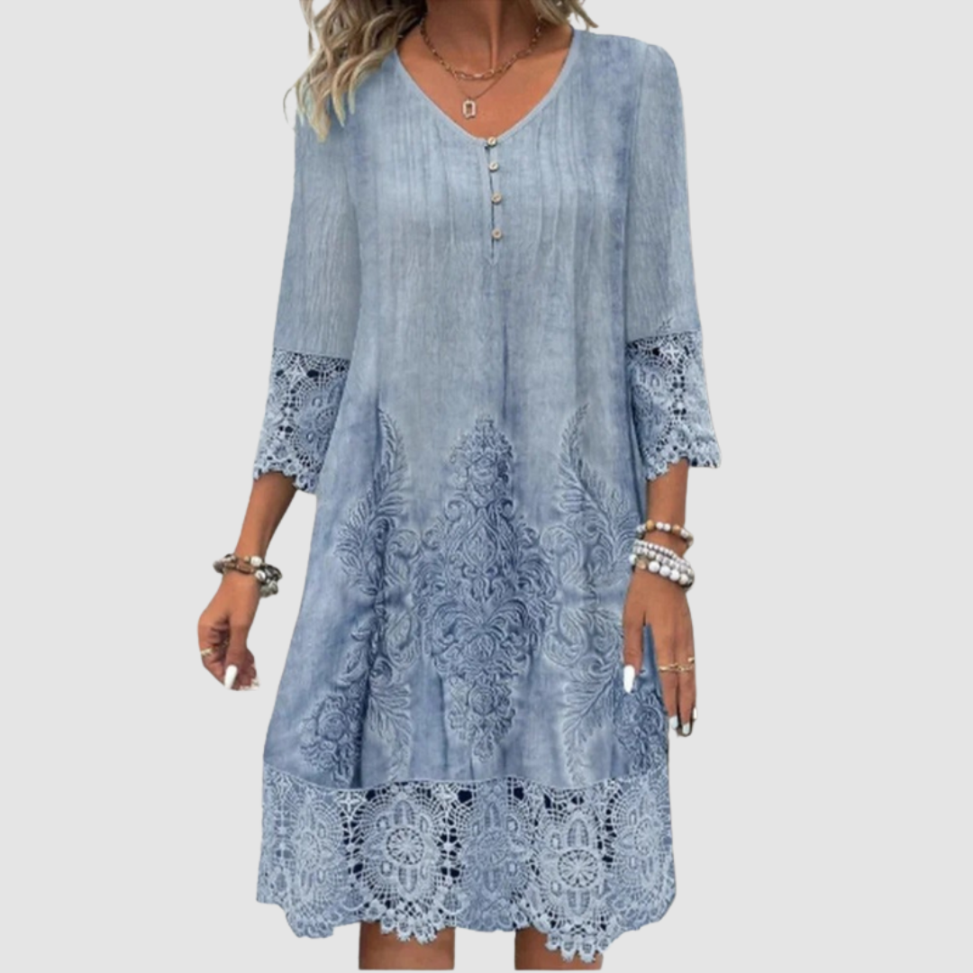 Jacquelin™ Exquisite Lace Dress