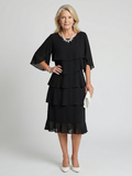 Layered Tier Midi Dress
