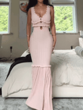 Women's Dress with Ruffle Details and Off-Shoulder Neckline