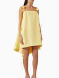 Women's Lillian Floral Strap Mini Dress - Flowy, Sun-Kissed Summer