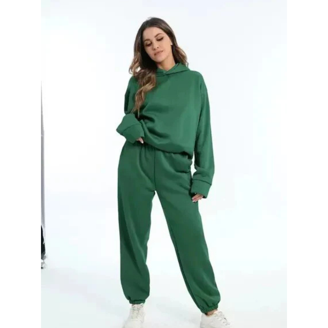 Women's Oversized 2-Piece Training Set - Casual Comfort