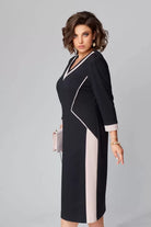 Alexa Timeless V-Neck Dress | Cow Clothing