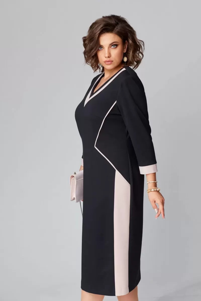Alexa Timeless V-Neck Dress | Cow Clothing