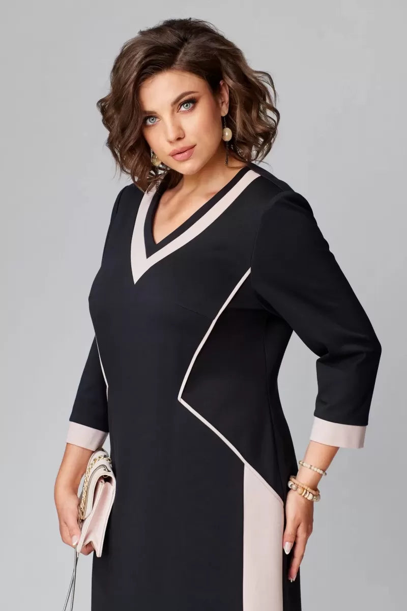 Alexa Timeless V-Neck Dress | Cow Clothing