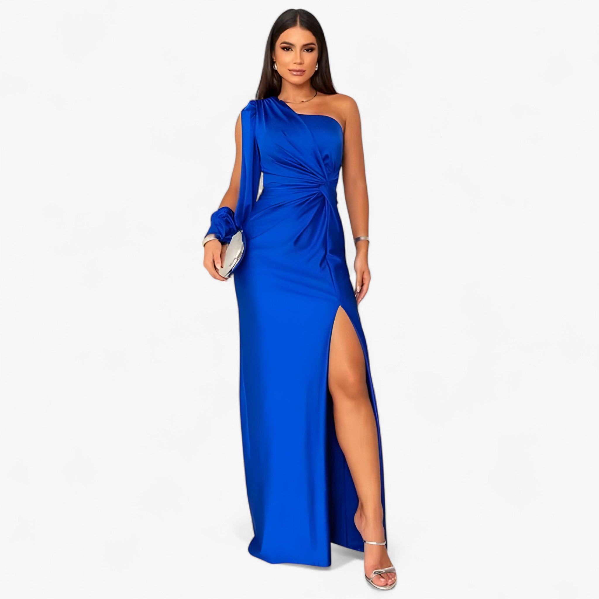 Elegant Satin Dress for Women – Glossy and Timeless Style